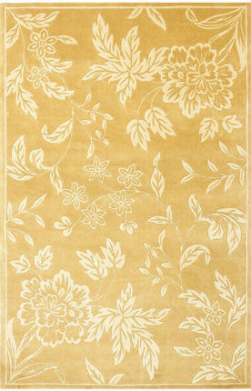 Kas Oriental Chateau Tropica Gold Rug